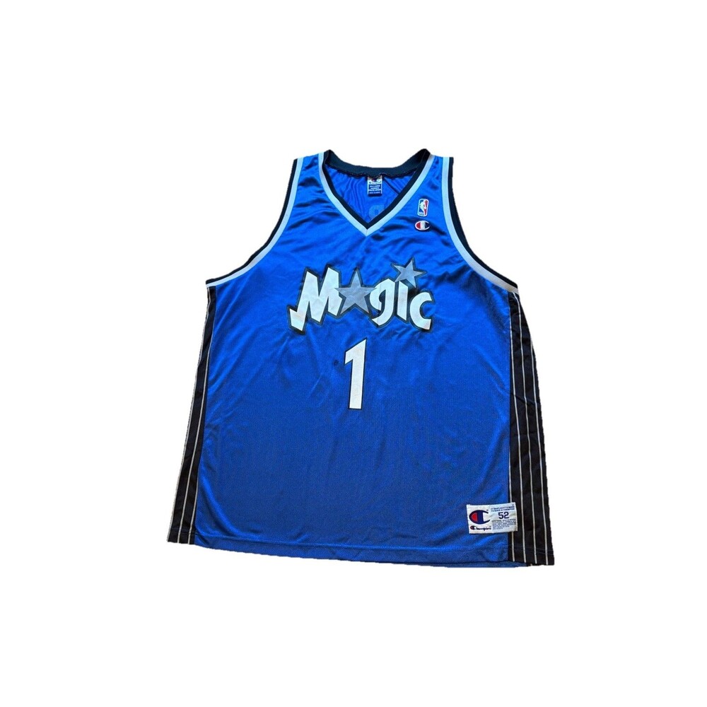 Vintage Champion NBA Orlando Magic Tracy McGrady Jersey Size 52 XXL (READ)